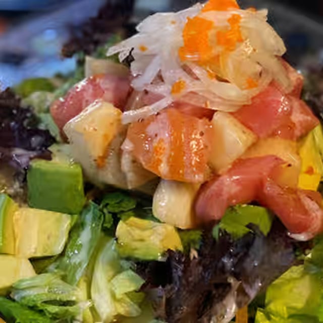 Spicy Sashimi Salad.